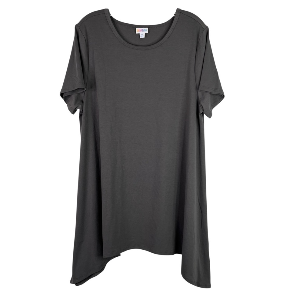 LuLaRoe Charcoal Gray Tunic Top